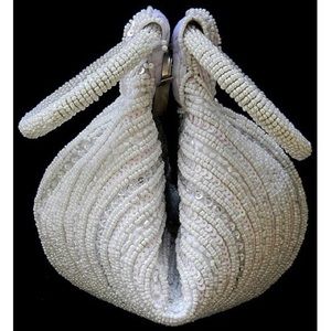 Ethnic Handmade Clutch with bead work.